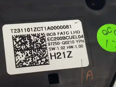 Pezzo di ricambio per auto di seconda mano controllo climatico per hyundai i20´20 ( bc3/bi3desde 08/20 ) n-line riferimenti oem iam 97250q0210ypn  97250q0210