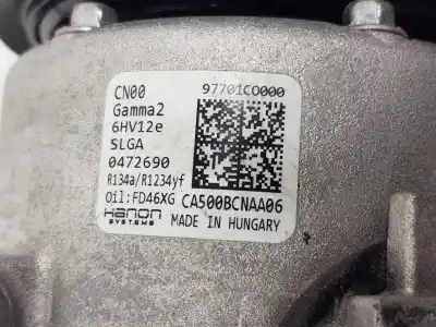 Pezzo di ricambio per auto di seconda mano Compressore Aria Condizionata per HYUNDAI I20´20 ( BC3/BI3DESDE 08/20 ) N-LINE Riferimenti OEM IAM 97701CO000  97701CO000