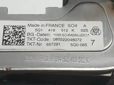Second-hand car spare part steering column for volkswagen troc advance oem iam references 5q1419512k  5q1419512k