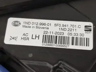 Автозапчастина б/у ліва протитутмана для seat ateca (khp) style go 149 cv / 110 kw посилання на oem iam 5f0941701c  5f0941701c