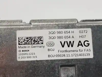 Автозапчастина б/у камера для audi q2 (gab) basic посилання на oem iam 3q0980654h  3q0980654h