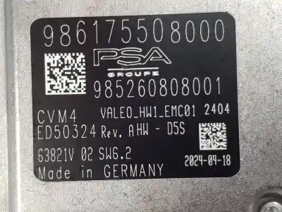 Second-hand car spare part camera for opel astra l sports tourer edition oem iam references 9861755080  9852608080