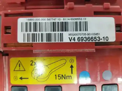 Second-hand car spare part fuse box unit for bmw 3 (e90) 320 d oem iam references 61146936653  6971370