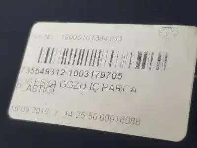 Peça sobressalente para automóvel em segunda mão porta luvas por fiat doblo ii cargo (263) furgón base referências oem iam 735616056  735691506