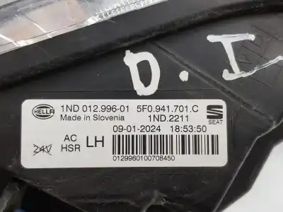 Peça sobressalente para automóvel em segunda mão farol / projetor de nevoeiro esquerdo por seat leon (kl1) fr referências oem iam 5f0941701c  5f0941701c