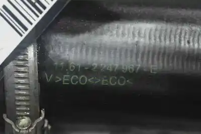 Second-hand car spare part intercooler pipe for bmw 5 (e39) 530 d oem iam references 11617799389  11612247967e