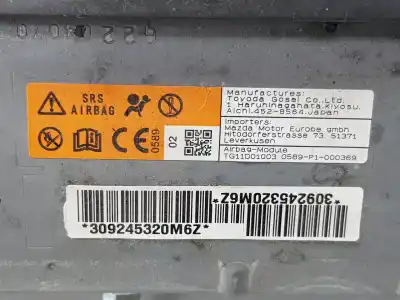 Second-hand car spare part airbag kit for mazda cx-30 zenith 2wd 186 cv / 137 kw oem iam references   