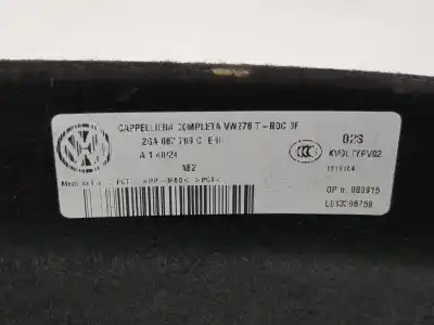 Peça sobressalente para automóvel em segunda mão CHAPELEIRA por VOLKSWAGEN TROC D11 RLINE Referências OEM IAM 2GA867769CEH8  