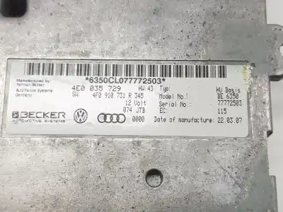 Second-hand car spare part electronic module for audi a6 c6 (4f2) 2.7 tdi oem iam references 4f0910731r  4e0035729