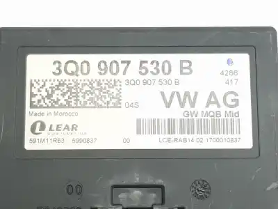 Second-hand car spare part electronic module for seat leon (5f1) 1.2 tsi oem iam references 3q0907530b  3q0907530c