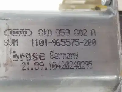 Автозапчастина б/у двигатель переднього правого скла для skoda superb combi (3t5) elegance посилання на oem iam 8k0959802a  8k0959802a