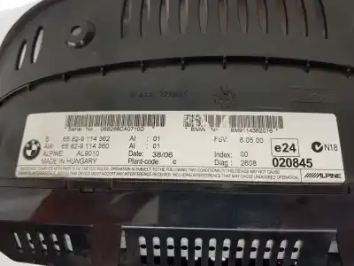 Second-hand car spare part multifunction display for bmw 3 (e90) 320 d oem iam references 65829114362  9114362