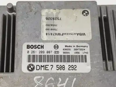Piesă de schimb auto la mâna a doua unitate de control motor ecu pentru bmw serie 3 compacto (e46) 1.8 316ti referințe oem iam 7508292  12147535642