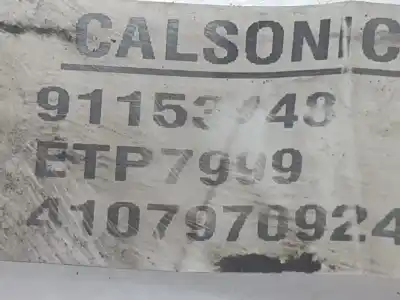 Pezzo di ricambio per auto di seconda mano intercooler per opel frontera a básico riferimenti oem iam 91153448  etp7999