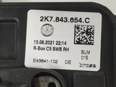 Second-hand car spare part electronic module for volkswagen caddy 1.5 tsi oem iam references 2k7843654c  2k7843654d