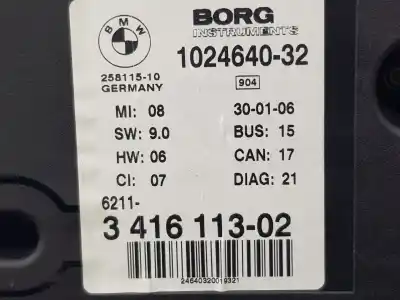 Peça sobressalente para automóvel em segunda mão quadrante por bmw serie x3 (e83) 2.0d [2.0 ltr. - 110 kw 16v diesel cat] referências oem iam 3416113  62113416113