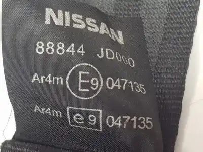 Pezzo di ricambio per auto di seconda mano cintura di sicurezza posteriore sinistra per nissan qashqai (j10) tekna riferimenti oem iam 88844jd000  88844jd000