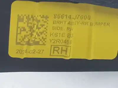 Peça sobressalente para automóvel em segunda mão suporte do para-choque traseiro direito por kia ceed drive 110 cv / 81 kw referências oem iam 86614j7000  86614j7000
