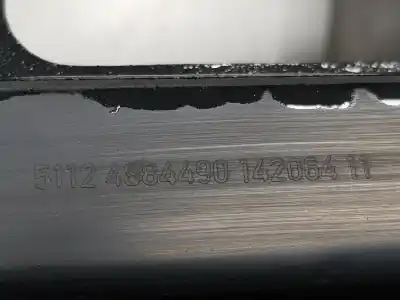 Second-hand car spare part right rear bumper bracket for bmw x1 (e84) 2.0 turbodiesel cat oem iam references 51124884490  4884490