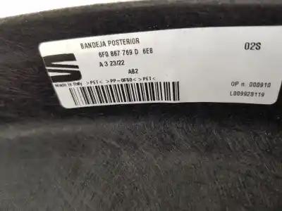 Peça sobressalente para automóvel em segunda mão chapeleira por seat ibiza 1.0 referências oem iam 6f0867769d  6f0867769d
