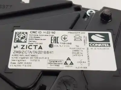 Second-hand car spare part dashboard for seat ibiza 1.0 oem iam references 6f0920740d  6f0920740d