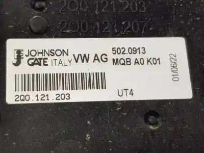 Peça sobressalente para automóvel em segunda mão termoventilador elétrico por seat ibiza 1.0 referências oem iam 2q0121203  2q0121203