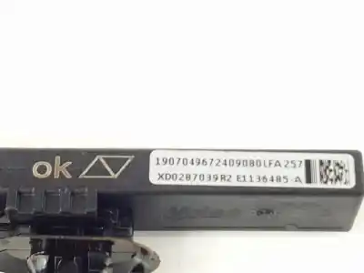 Peça sobressalente para automóvel em segunda mão módulo eletrônico por opel crossland x opel 2020 referências oem iam xd0287039r2  3640186