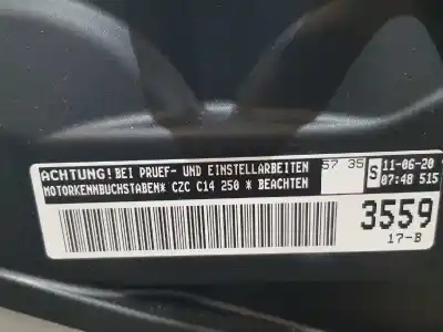 Second-hand car spare part complete engine for volkswagen scirocco (138) r-line bmt oem iam references czc  04e100034e