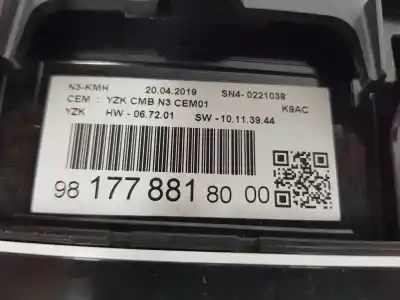 Peça sobressalente para automóvel em segunda mão quadrante por citroen berlingo live m 110 cv / 81 kw referências oem iam 9817788180  9817788180