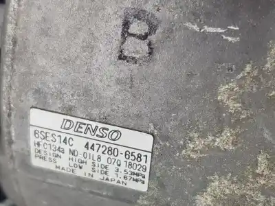 Second-hand car spare part air conditioning compressor for toyota auris (e18) active 90 cv / 66 kw oem iam references 4472806581  8831002790