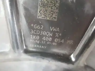 Peça sobressalente para automóvel em segunda mão manga de eixo dianteira direita por skoda superb combi (3t5) elegance referências oem iam 1k0407256aa  1k0407256aa