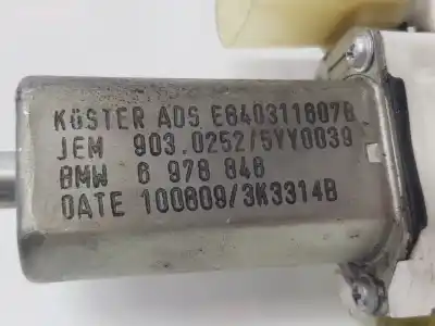 Second-hand car spare part passenger side right window regulator for bmw serie 1 berlina (e81/e87) 116d oem iam references 7165596  51337165596