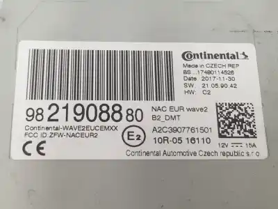 Second-hand car spare part gps navigation system for citroen jumpy spacetourer 2.0 blue-hdi fap oem iam references   