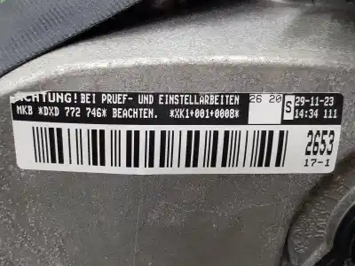 Автозапчастина б/у двигун комплект для seat ateca (khp) style go 149 cv / 110 kw посилання на oem iam dxdb  05e100032g