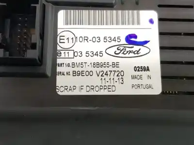 Автозапчастина б/у багатофункційний дисплей для ford transit custom furgón (ttf) 290 l1 sport 184 cv / 136 kw посилання на oem iam 2014481  bm5t18b955bd