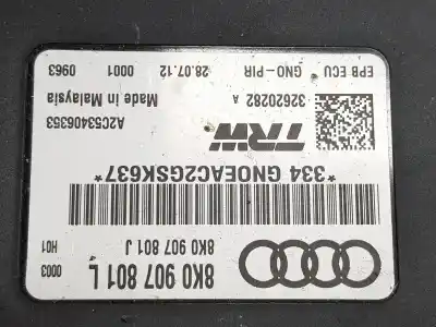 Pièce détachée automobile d'occasion module électronique pour audi a4 avant (8k5) (2008) básico références oem iam 8k0907801l  8k0907801l