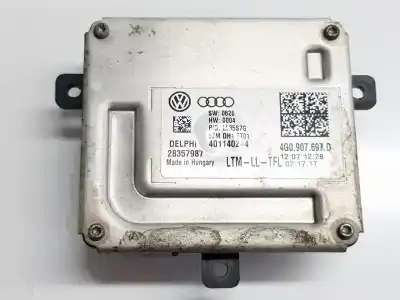 Автозапчастина б/у блок управління ксеноновими фарами для audi a4 avant (8k5) (2008) básico посилання на oem iam 4g0907697d  4g0907697d