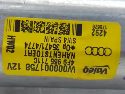 Pezzo di ricambio per auto di seconda mano motore tergicristallo posteriore per audi a4 avant (8k5) (2008) básico riferimenti oem iam 4f9955711c  4f9955711e