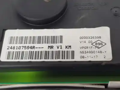 Peça sobressalente para automóvel em segunda mão quadrante por dacia dokker express ambiance referências oem iam 248107594r  248107594r