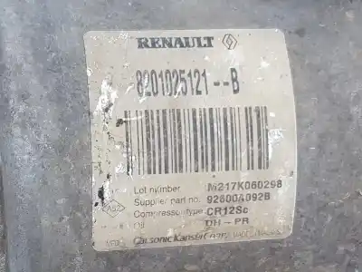 Second-hand car spare part air conditioning compressor for dacia dokker express ambiance oem iam references 8201025121  8201025121