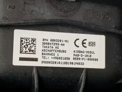 Second-hand car spare part airbag kit for mini mini 5-trg. (f55) one oem iam references   