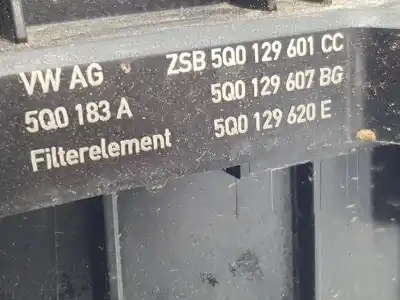 Автозапчастина б/у повітряний фільтр для seat ateca (khp) style go 149 cv / 110 kw посилання на oem iam 5q0129607bg  5q0129607bg