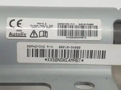 Автозапчасти б/у подушка безопасности передняя левая шторка безопасности за ssangyong korando premium 4x2 ссылки oem iam 8621034000  8621034000