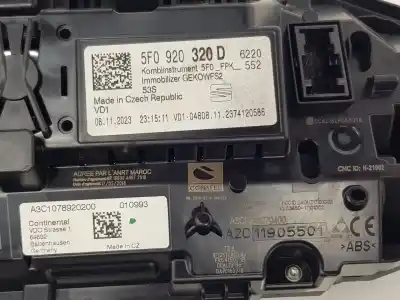 Peça sobressalente para automóvel em segunda mão quadrante por seat ateca (khp) style go 149 cv / 110 kw referências oem iam 5f0920320d  5f0920320d