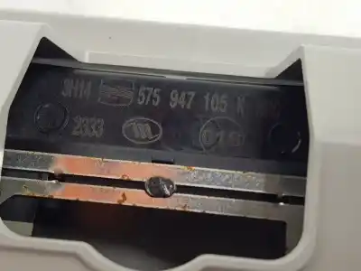 Автозапчастина б/у внутрішне світло для seat ateca (khp) style go 149 cv / 110 kw посилання на oem iam 575947105kwrc  575947105k