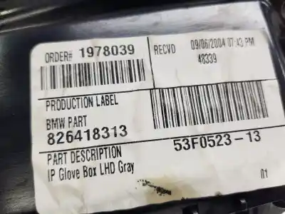 Peça sobressalente para automóvel em segunda mão porta luvas por bmw serie x5 (e53) 3.0d referências oem iam 8264185  51168264185