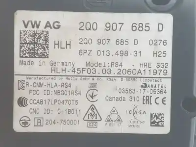 Pezzo di ricambio per auto di seconda mano modulo elettronico per cupra sin definir sin definir riferimenti oem iam 2q0907685d  2q0907685d