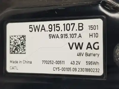 Pezzo di ricambio per auto di seconda mano batteria per cupra leon (5f16) tsi basis riferimenti oem iam 5wa915107b  5wa915107b