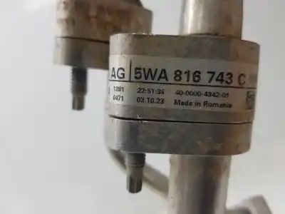 Peça sobressalente para automóvel em segunda mão tubos de ar condicionado por cupra leon (5f16) tsi basis referências oem iam 5wa816743c  5wa816743c