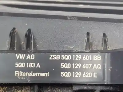 Peça sobressalente para automóvel em segunda mão filtro de ar por cupra leon (5f16) tsi basis referências oem iam 5q0129607aq  5q0129607aq